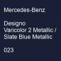 Preview: Mercedes-Benz, Designo Varicolor 2 Metallic / Slate Blue Metallic, 023.